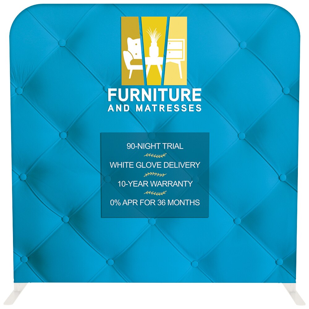 EZ Tube Queen Headboards — 37 in Double Sided Graphic Only